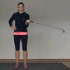 Disassociation from lower body to upper body Golfer should be able to
