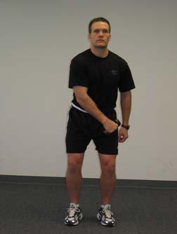 Start Mid - Position Finish This exercise will simulate backswing and follow through for a right and left handed golfer.