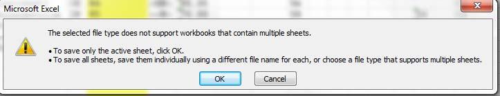 As you are saving an excel file as