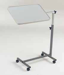 Kauma Height-adjustable table with plate that can be adjusted from 71-113.5 cm in height. Max load: 10 kg.