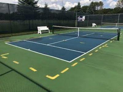 Pickleball Great news! Quick Start courts 1 and 2 will be permanently lined for pickleball.