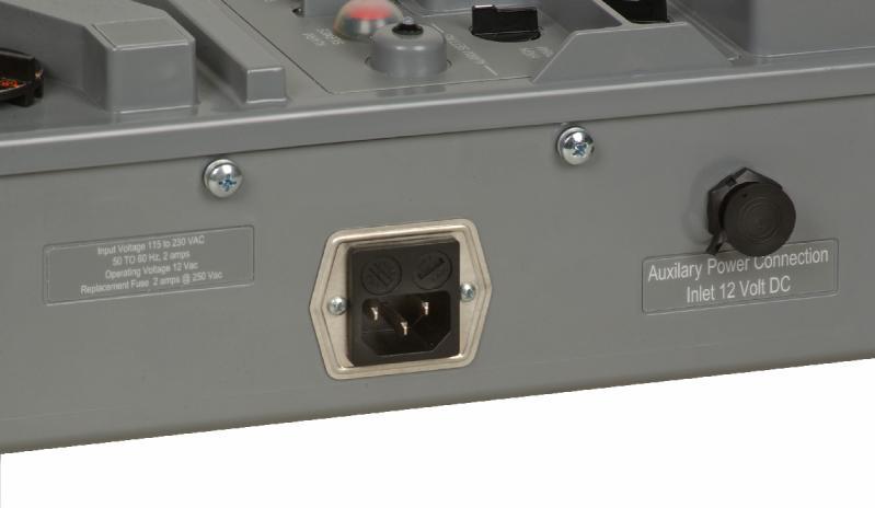 9. Power Connections: Warning: Grounding reliability can only be assured when the equipment is connected to an equivalent receptacle marked Hospital Only or Hospital Grade.