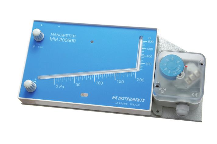 Inclined Tube Manometer is a traditional pressure meter which measures and indicates, small over pressure, under pressure and differential pressure of air and