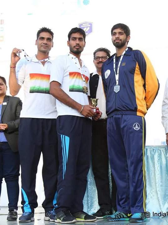 Member s Achievements Siddharth Sunil (PUC 568), Club Color, won the bronze medal in the Open Men's