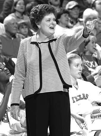 86 All-Time Tournament Coaches Jody Conradt helped lead Texas to 21 NCAA Tournament appearances. Coach (Alma Mater) Tourn. Record Women s Final Four School (Years) Yrs. Won Lost Pct.