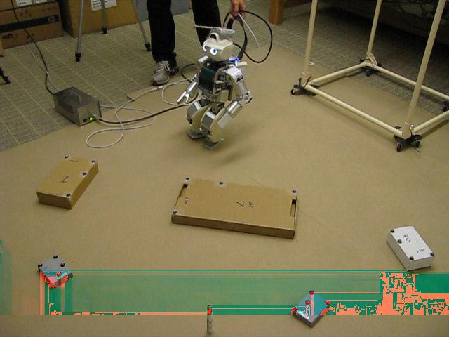 Kanehiro, K. Kaneko, K. Fujiwara, K. Yokoi, and H. Hirukawa. A realtime pattern generator for biped walking.