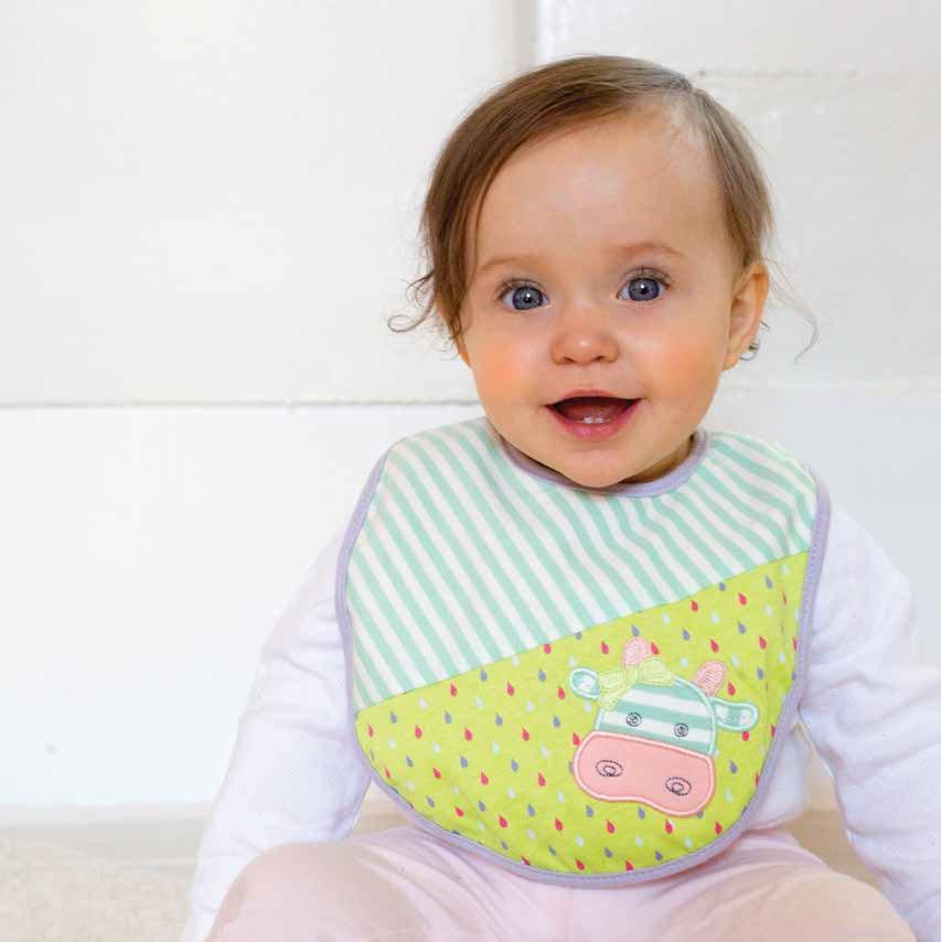 The Organic Farm Buddies Classic Bibs are a darling way to keep your little cowgirl or boy clean during mealtime.