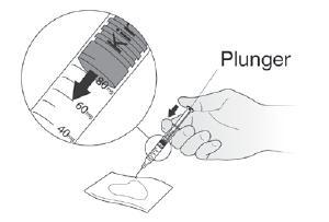 Hold the syringe barrel and gently remove the cover from the needle without twisting. Pull straight as shown in Figure A. Do not touch the needle or push the plunger.
