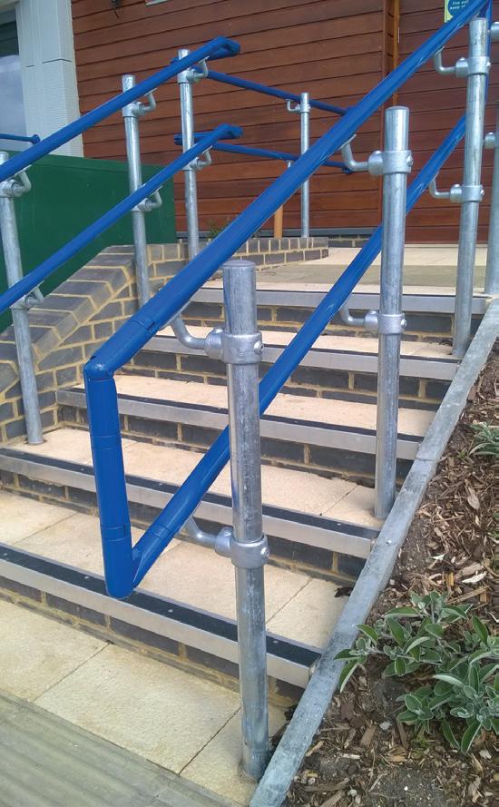 Ramp Hand-railing System Complies with