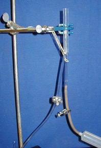 Figure 4. A glass tube Bunsen burner Experiment 3.