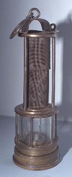 Figure 7. Sir Humphrey Davy's Miner's Safety Lamp From the web site (History page) of the Royal Institution of Great Britain. Experiment 6. Density of Methane: Lighter-than-Air Methane Bubbles.