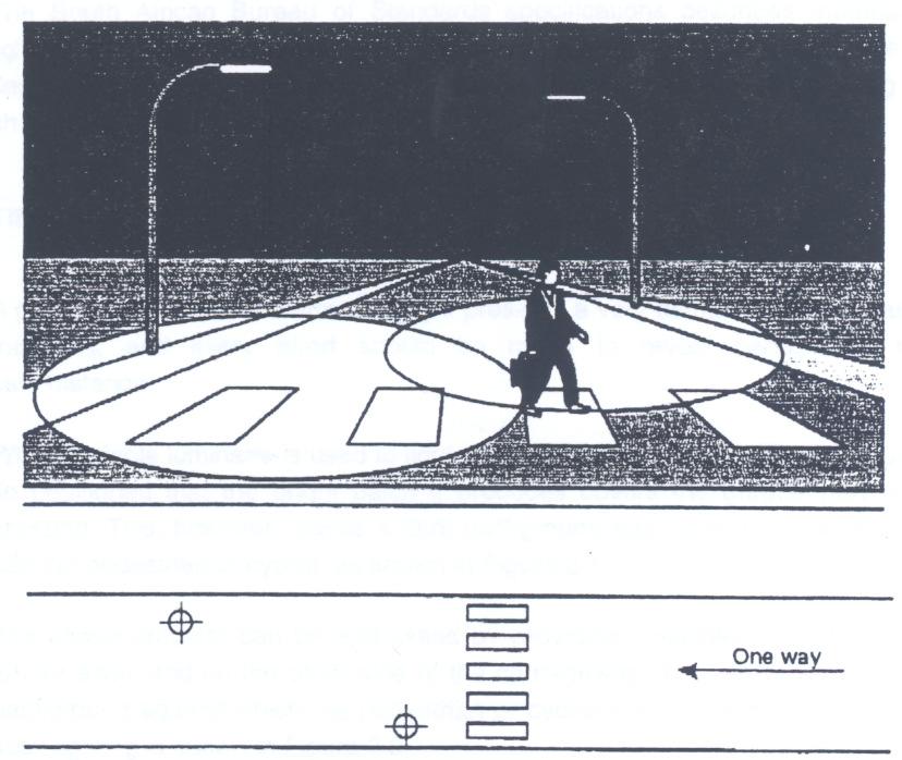 Road Lighting (Refer to B): A: Mid-block Crossing Signal Layout Street lighting to be provided as per NDoT Pedestrian Guideline Standard