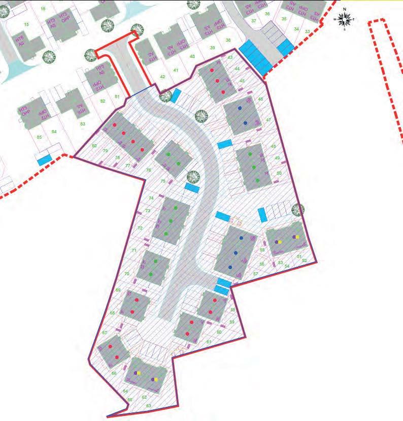 3.3 The development layout is shown in Figure 3.2. Figure 3.2 - Proposed Affordable Housing Development Potential Future Development.