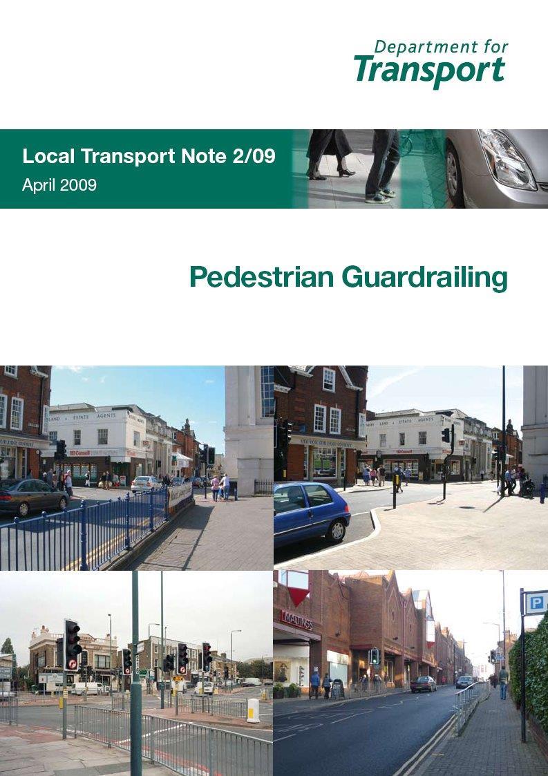 Local Transport Note 2/09 There is no conclusive evidence that the inclusion of PGR at any
