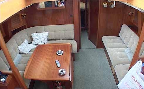 Hallberg Rassy 46 4 guests in 2 cabins with 2 bathroom plus skipper cabin 5500-6900 euros per week, price