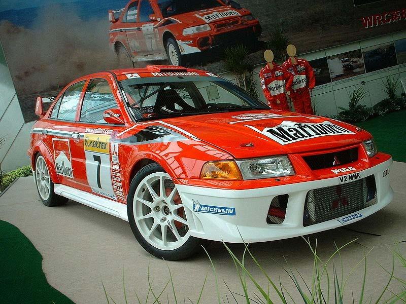 Rallying Mitsubishi Lancer Evolution VI, Tommi Mäkinen Edition Under Group A in the World Rally Championship, the cars used were modified road cars, often based on turbocharged, four wheel drive