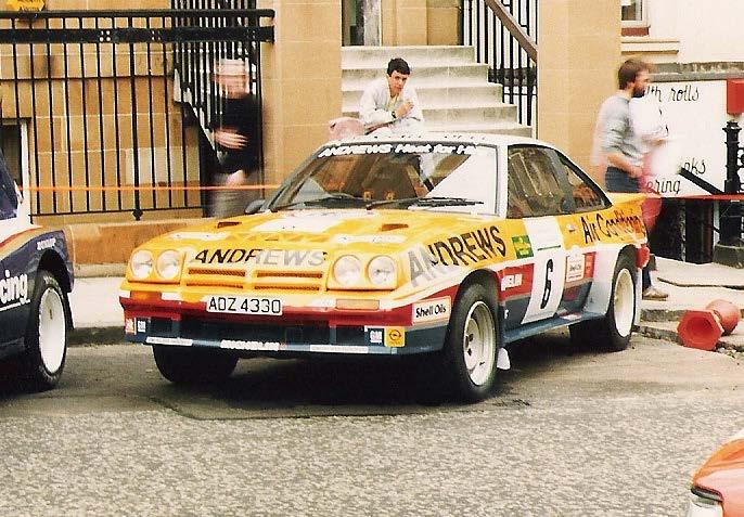 Russell Brookes' Opel Manta 400 The low homologation requirements quickly attracted manufacturers to Group B.