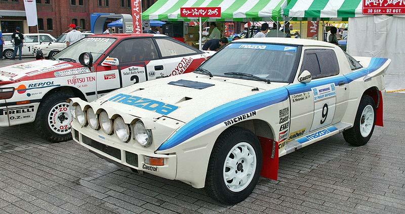 Cars Group B Mazda RX-7 NB: cars that are issued with Group B homologation certificate but was never built as a Group B racer are listed.