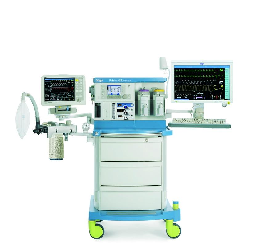 Dräger Fabius GS premium Anaesthesia Workstations The Dräger Fabius GS premium is an anaesthesia workstation that is simple to use, highly efficient and ready for the future.