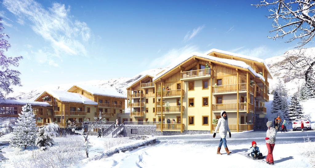 Le Coeur des Loges Phase 2 SKI-IN SKI-OUT OF YOUR NEW 3 VALLEYS HOME 42 apartments across 3 chalet-style buildings Superb ski-in ski-out location close to many amenities