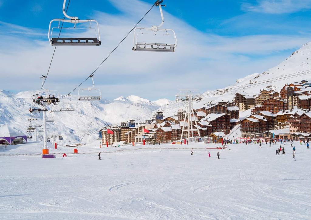 New ski facilities Val Thorens Freestyle skiing for all levels A new 7-hectare easy-to-ride area is available for anyone who wants to sample the thrills of Freestyle opposite the internationally