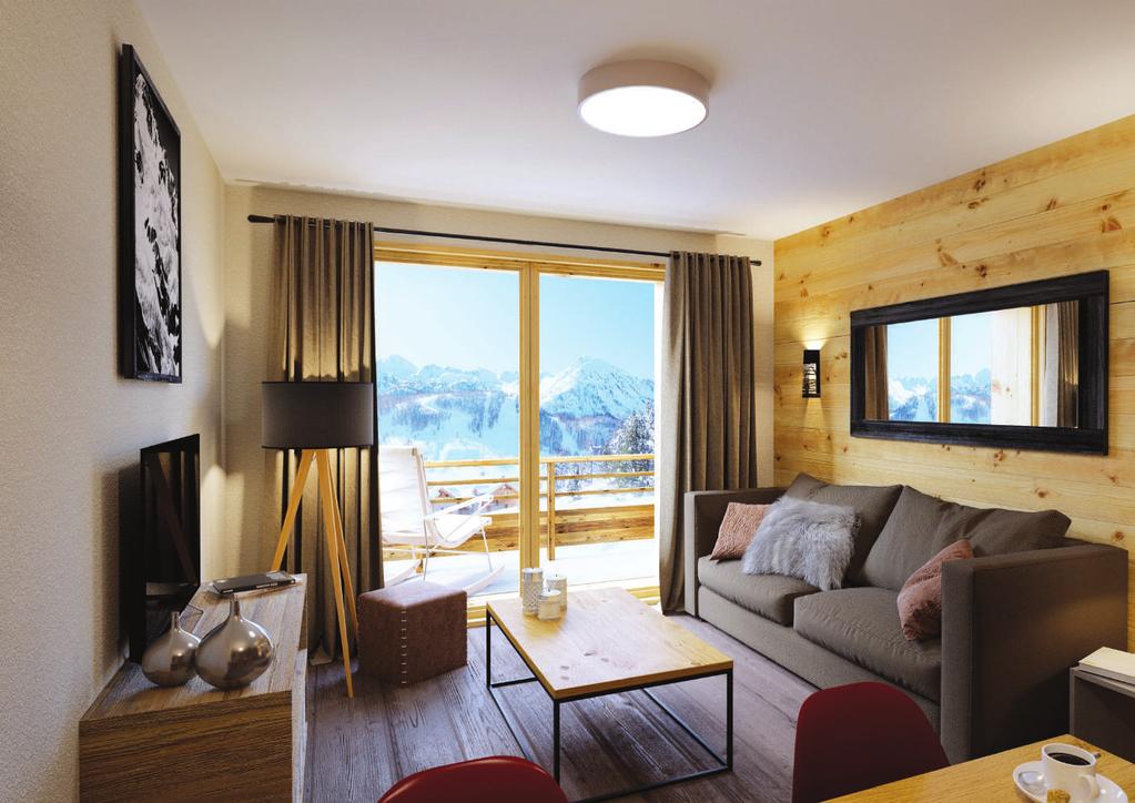 The Apartments The apartments available at Le Coeur des Loges will have high specification interiors which have been designed to exceed the demanding requirements for modern day ski properties.