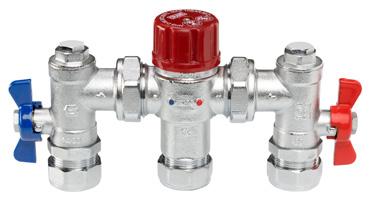 THERMOSTATIC MIXING VALVES D1088 & D1089 INTRODUCTION Are self-acting Thermostatic Mixing Valves designed to blend hot and cold water, to ensure a constant, safe outlet temperature and prevent