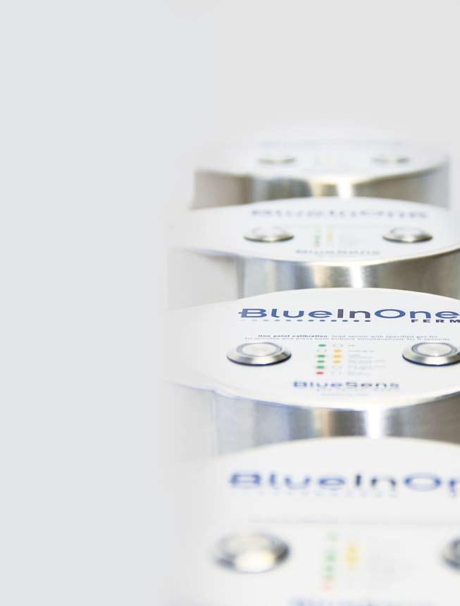 ...makes sense! The BlueInOne sensor BlueSens is providing modern and inexpensive measuring solutions for in-situ analysis of bioprocesses with its BlueInOne series.