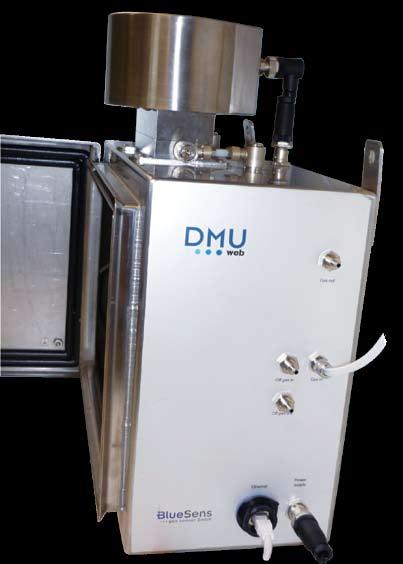 DMU gas multiplexer The DMU: Gas multiplexer for the analysis of cell growth processes During cell growth processes (e.g. Chinese Hamster Ovary, CHO), it is often the case that only very small quantities of gas are produced.
