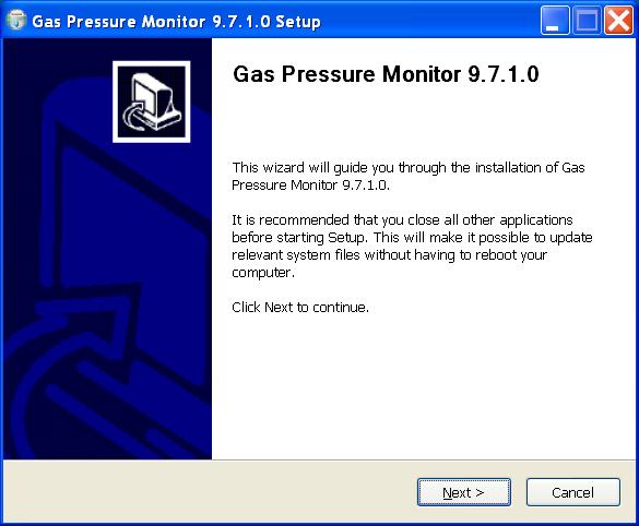 The version number on this message box will correspond to the GPM software version you are installing.