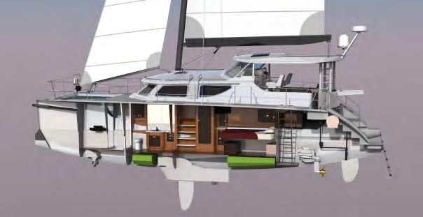 Interior features include: staterooms. underneath. and arm rests. berth. for access to storage underneath. reduction of radiant heat. privacy/ sun shade.