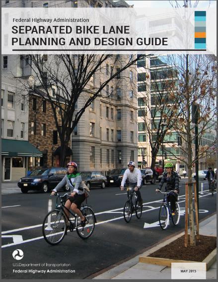 Separated Bike Lane Planning and Design Guide, FHWA, 2015 A separated bike lane is an exclusive facility for bicyclists that is located within or directly adjacent to the
