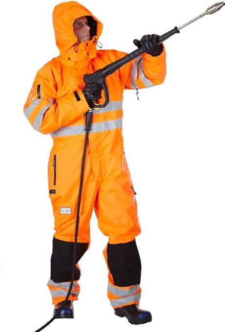HIGH VISIBILITY OVERALL High Visibility version of the 3-layer Functional Overall which is CE Certified both for High Visibility AND Protection against High
