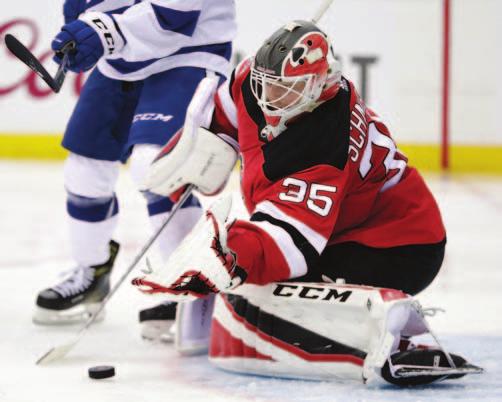 The Devils won 5-2. Hall notches two goals as Devils top Lightning BY TOM CANAVAN NEWARK, N.J.