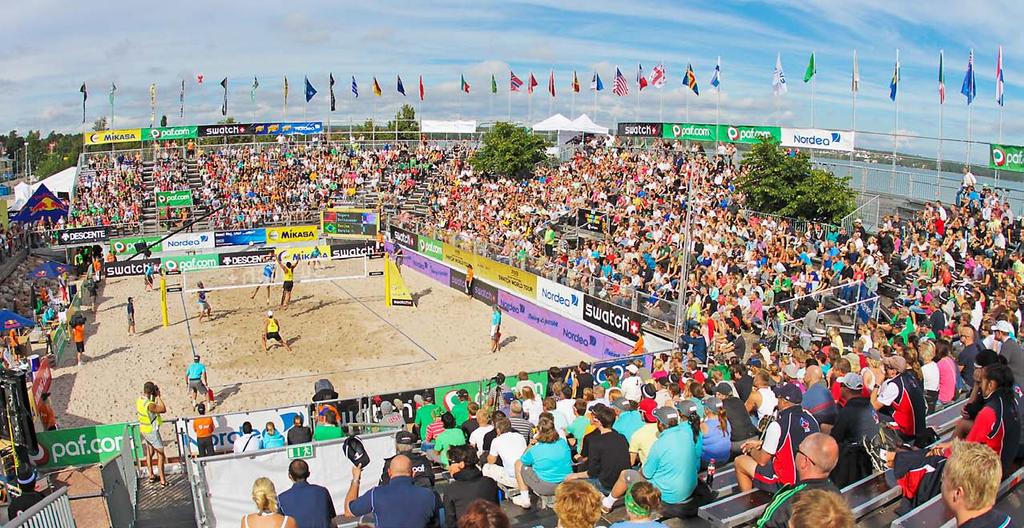32 Centre court in Aland (FIN) 2.3 FIVB/NF-Promoter Agreement Upon FIVB acceptance of the Organizers candidature, an agreement must be signed (incl.