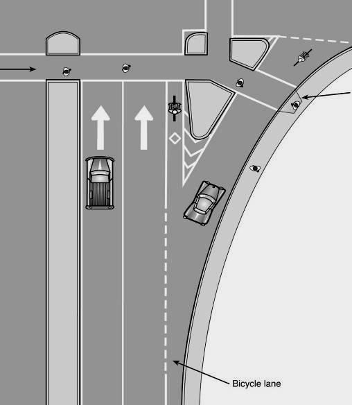 islands to a problematic intersection is often a beneficial alternative to redesigning an entire intersection.