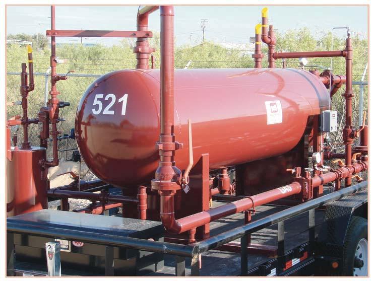 500 PSI TEST SEPARATOR Product Description: 500 psi Three Phase Separator This vessel is used to separate the oil and water portions of the well stream as well as the gas.