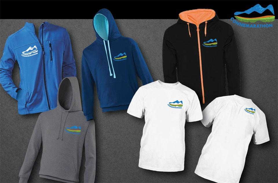 RACE MERCHANDISE We will have a selection of Connemarathon jackets, hoodies and t-shirts for sale at registration on Friday and Saturday and then again at the finish.