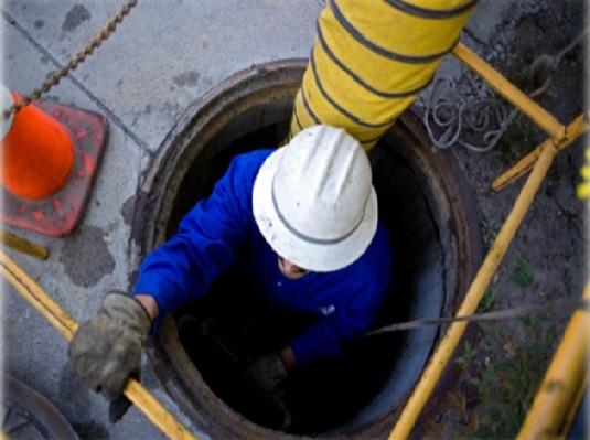 Because of the hazards, the confined space requires written authorization for entry.
