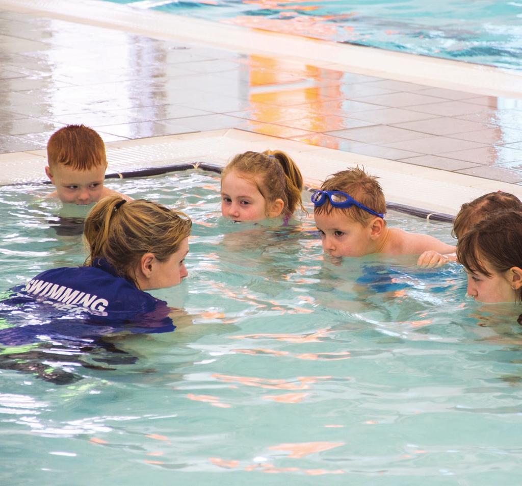 GO! Swim Swimming Lessons When? Lessons take place in both the main and small pool throughout the week. How much?