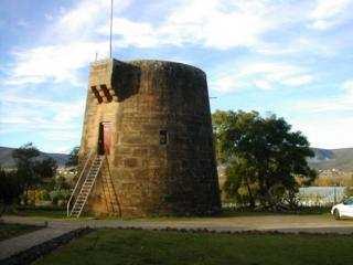 The Martello Tower at La Preuneuse was built by the British between 1810 and 1846 to protect them against their sworn enemy, the French navy.