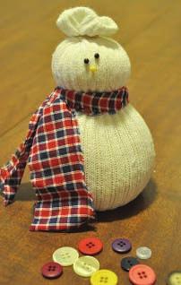 This is such a quick and easy craft why not create a whole family of snowmen for your home!