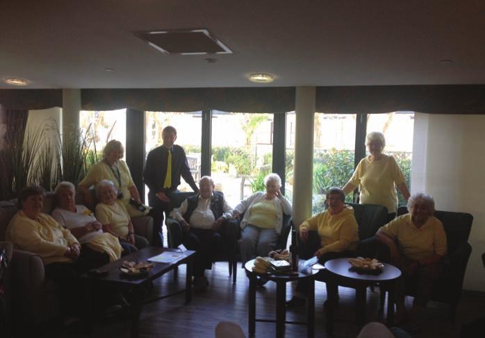Tenants at Penucheldre, Holyhead, held a coffee morning and raised 95 for Children in Need.