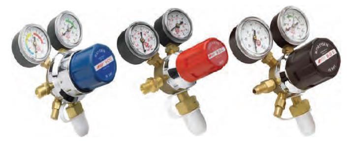 Regulators Oxygen, Acetylene & Nitrogen Always treat a regulator as a precision instrument. Do not expose it to knocks, jars or violent pressure caused by the sudden opening of the cylinder valve.