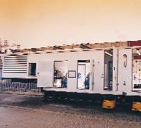 A mobile unit fitted by CompAir with H5436 compressors to supply blast air to the high voltage switch-gear of the National Grid during maintenance periods.
