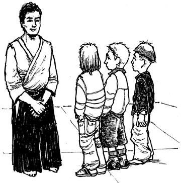 Both Egbert and the teacher welcomed them. They liked it and asked if they could join the dojo.