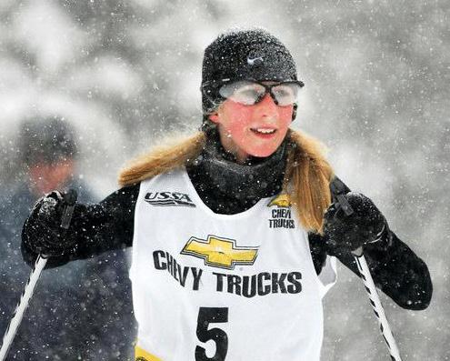 athletes. Angie Stevenson was a member of the MBSEF Cross Country Elite Team and had grown up skiing in the Skyliner s program.