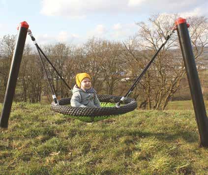 Bird s Nest Cradles Children can relax and sway in the Bird s Nest Cradles, where there