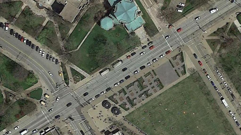 Existing Intersection Configurations Forbes Avenue at Bigelow Blvd/Schenley