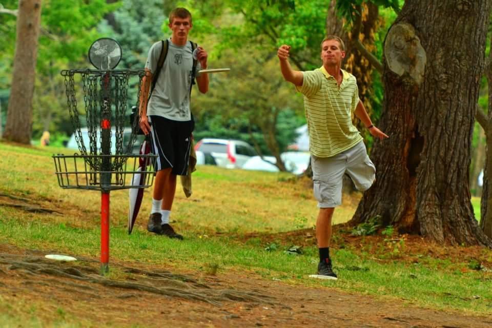 The Sport of Disc Golf Rules and terminology are very similar to traditional ball golf Using a flying disc, players throw from a tee